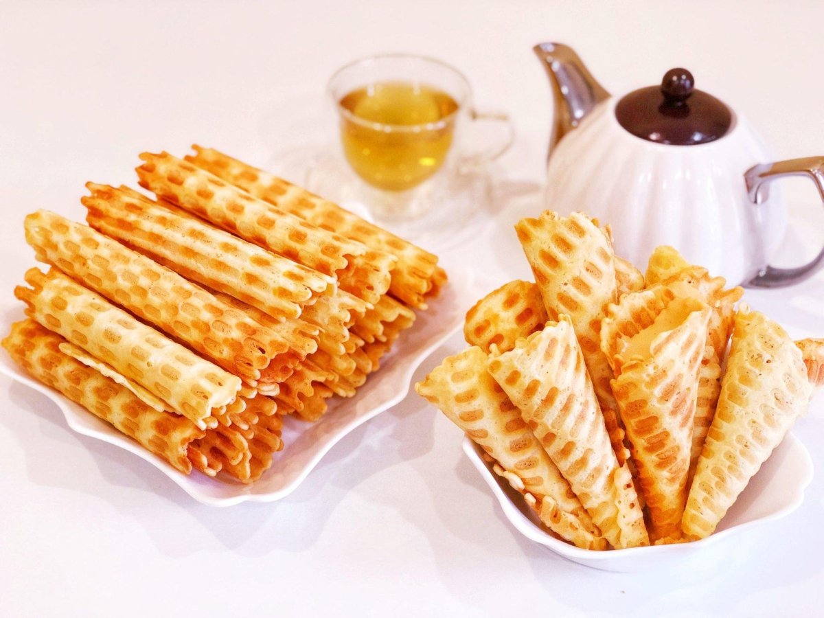 Вафли со сгущенкой
