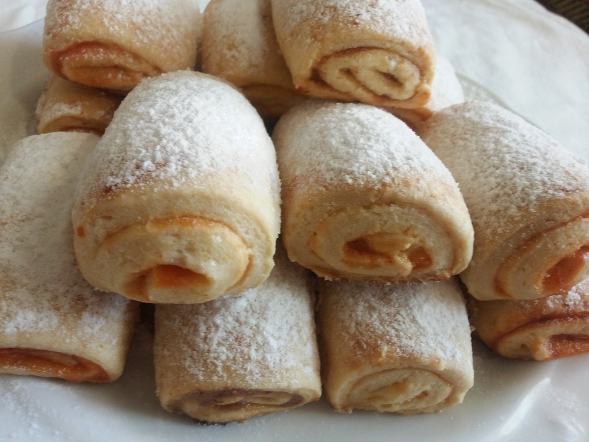 Творожные рогалики
