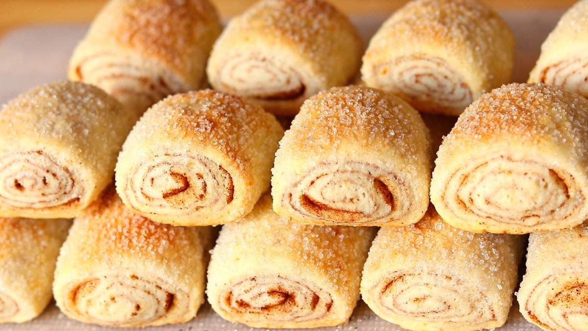 Творожное печенье гусиные лапки