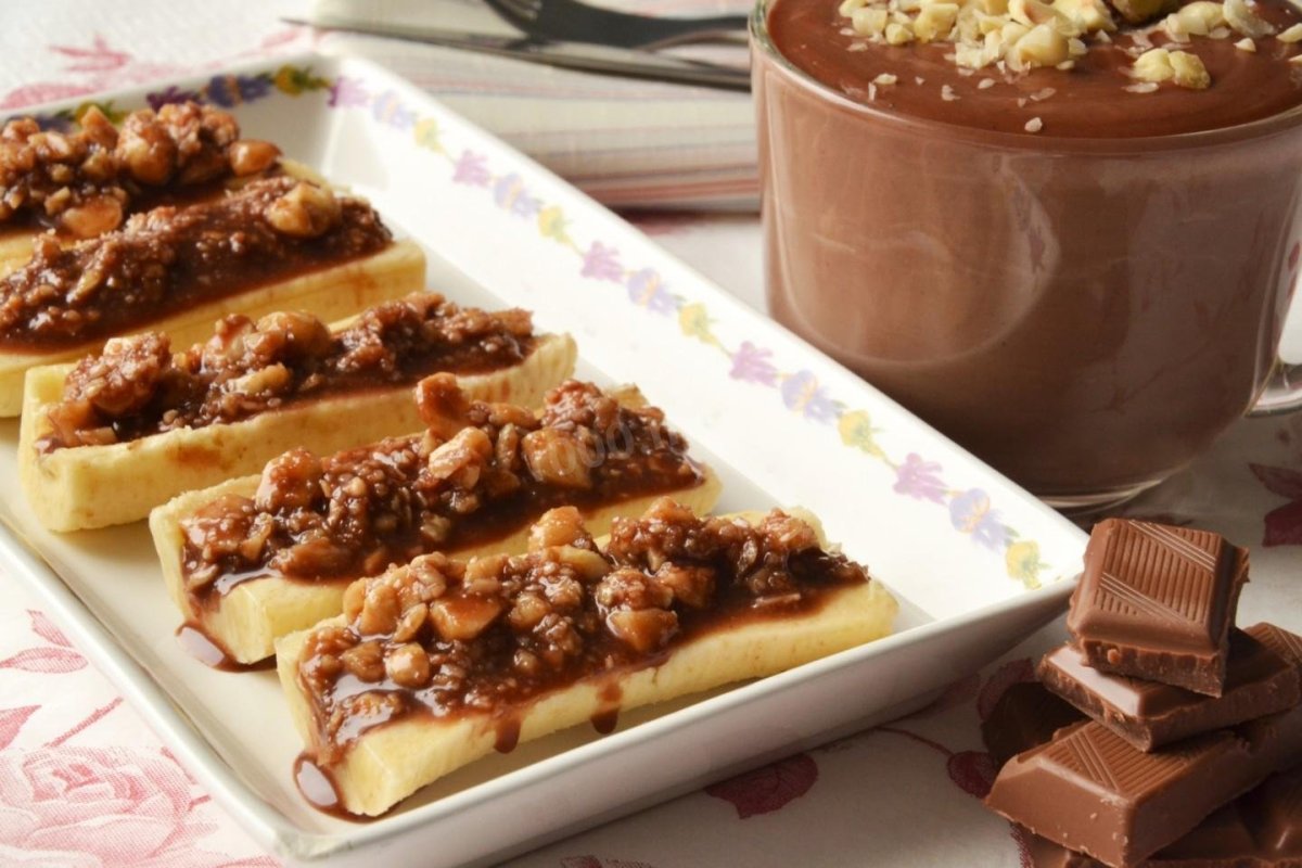Chocolate with Hazelnuts in the Section