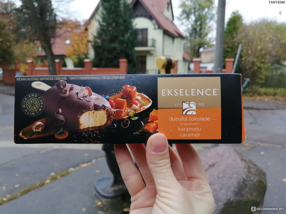 Литовское мороженое Ekselence