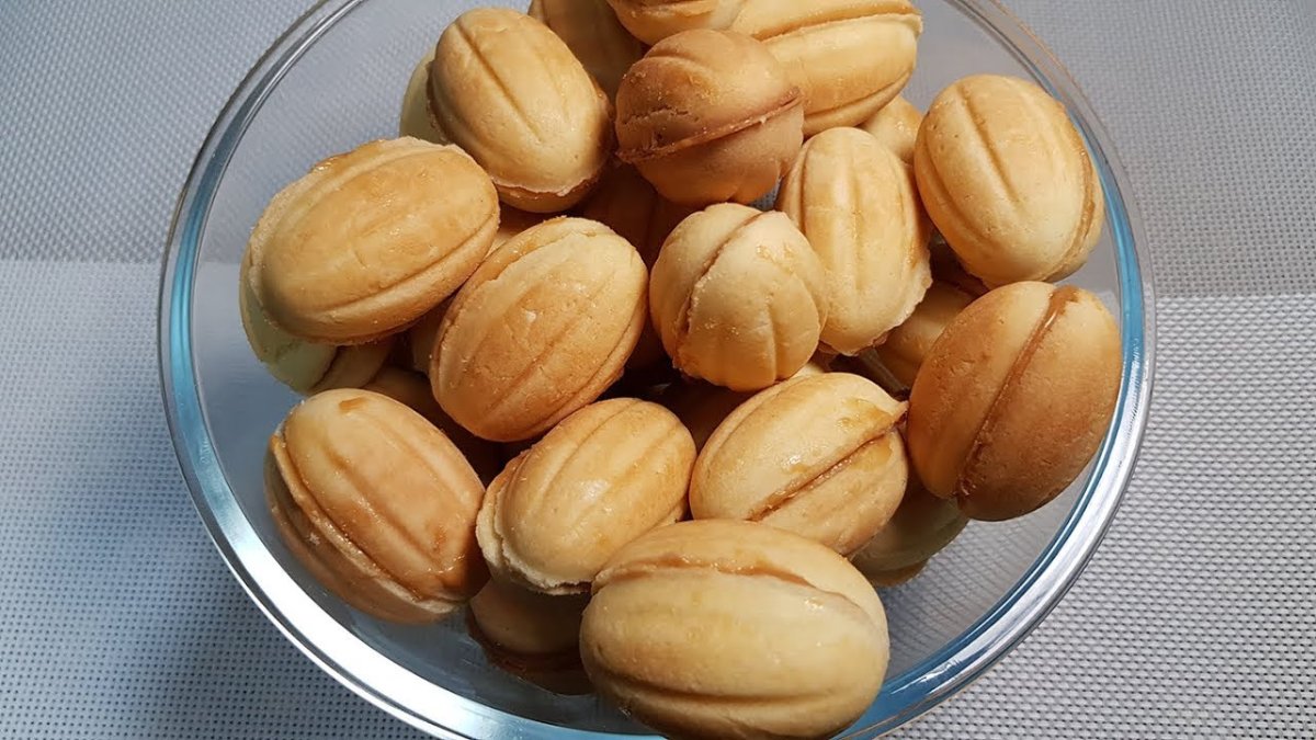 Печенье со сгущенкой в пачках