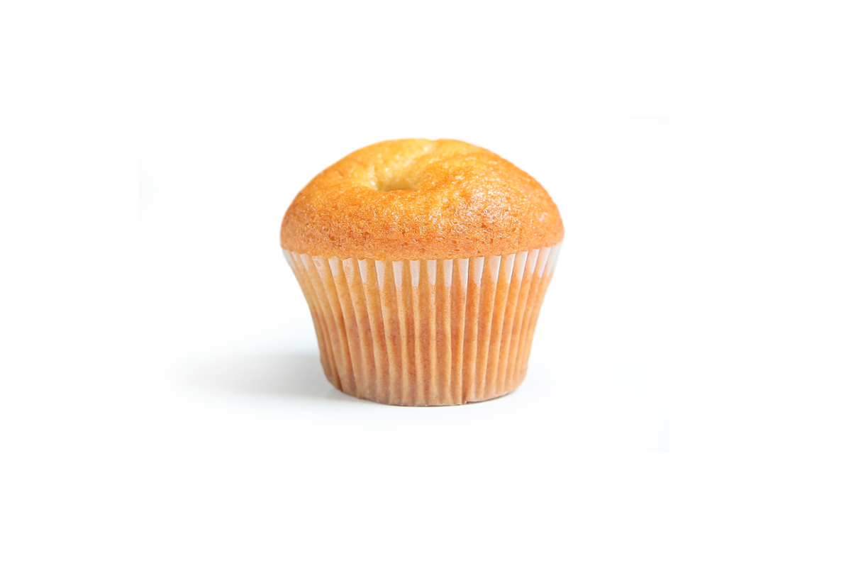 Мини маффины с клубничной начинкой