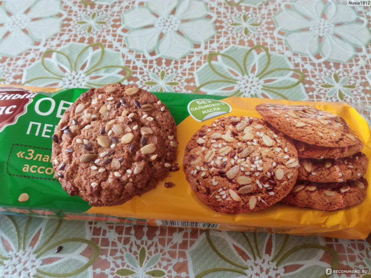 Печенье хлебный спас злаковое ассорти