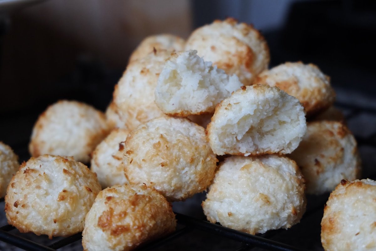 Песочное печенье с кокосовой стружкой