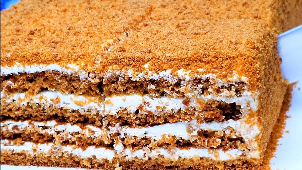 Торт в духовке простой и вкусный