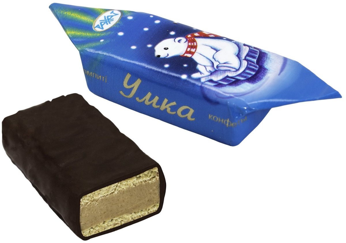 Мишка на севере конфеты Славянка