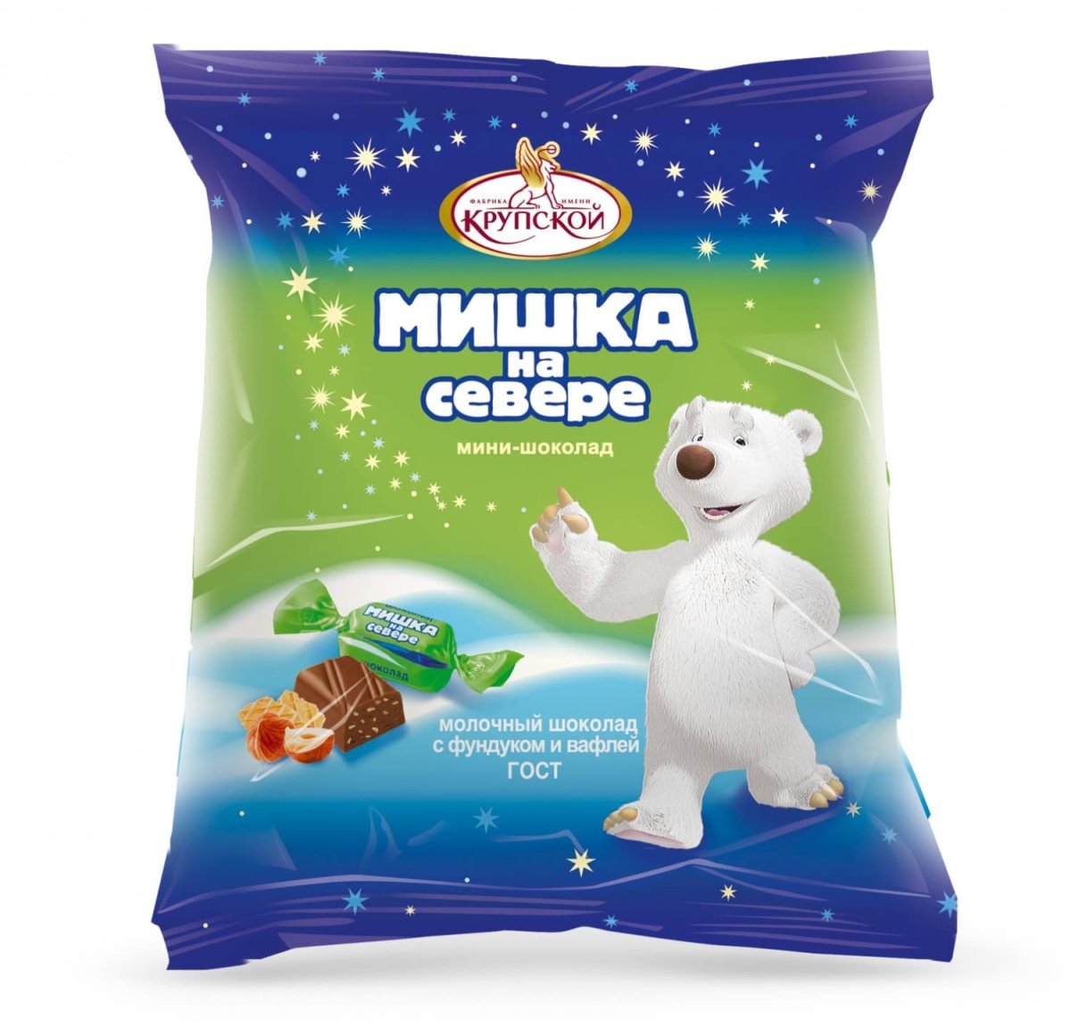 Мишка на севере конфеты