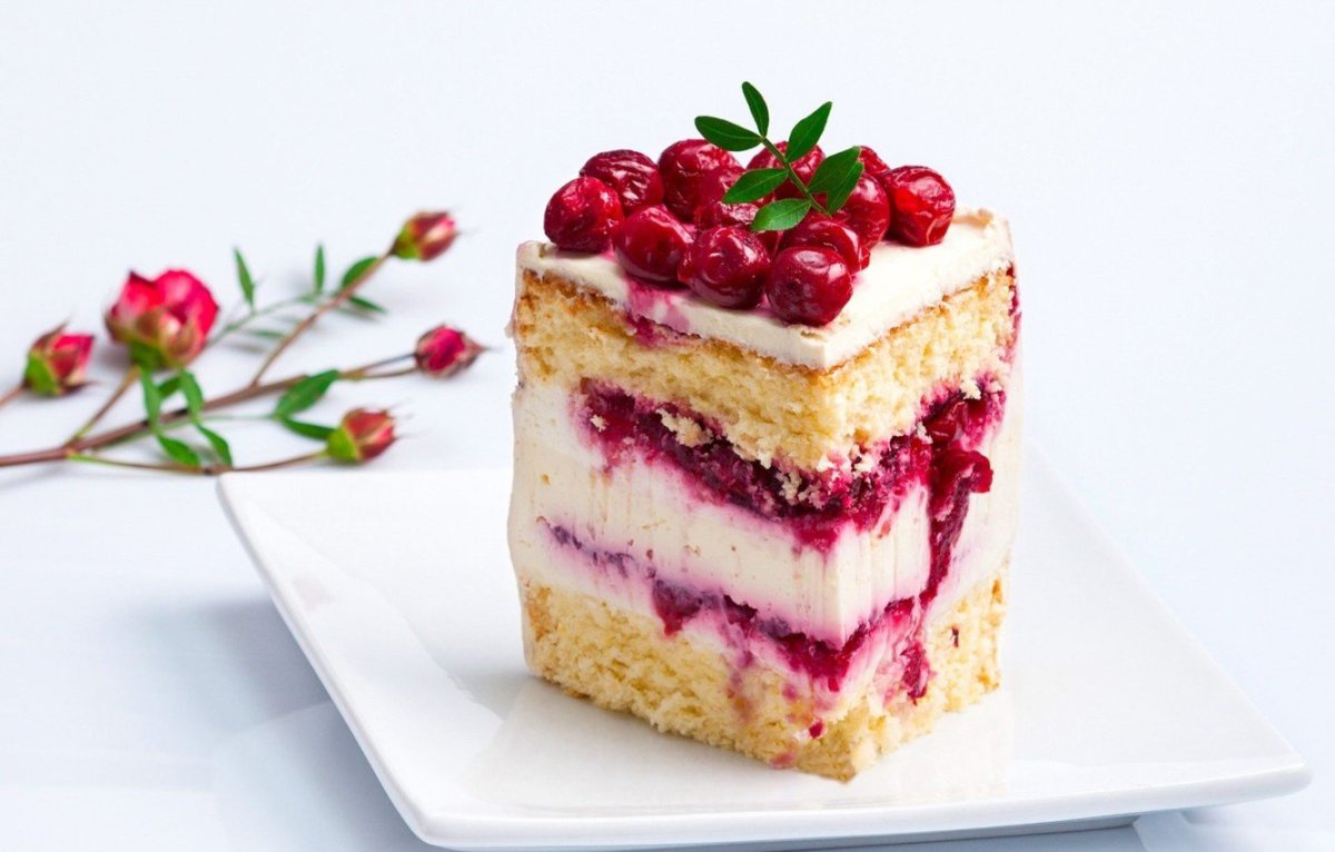 Малиновый крем чиз