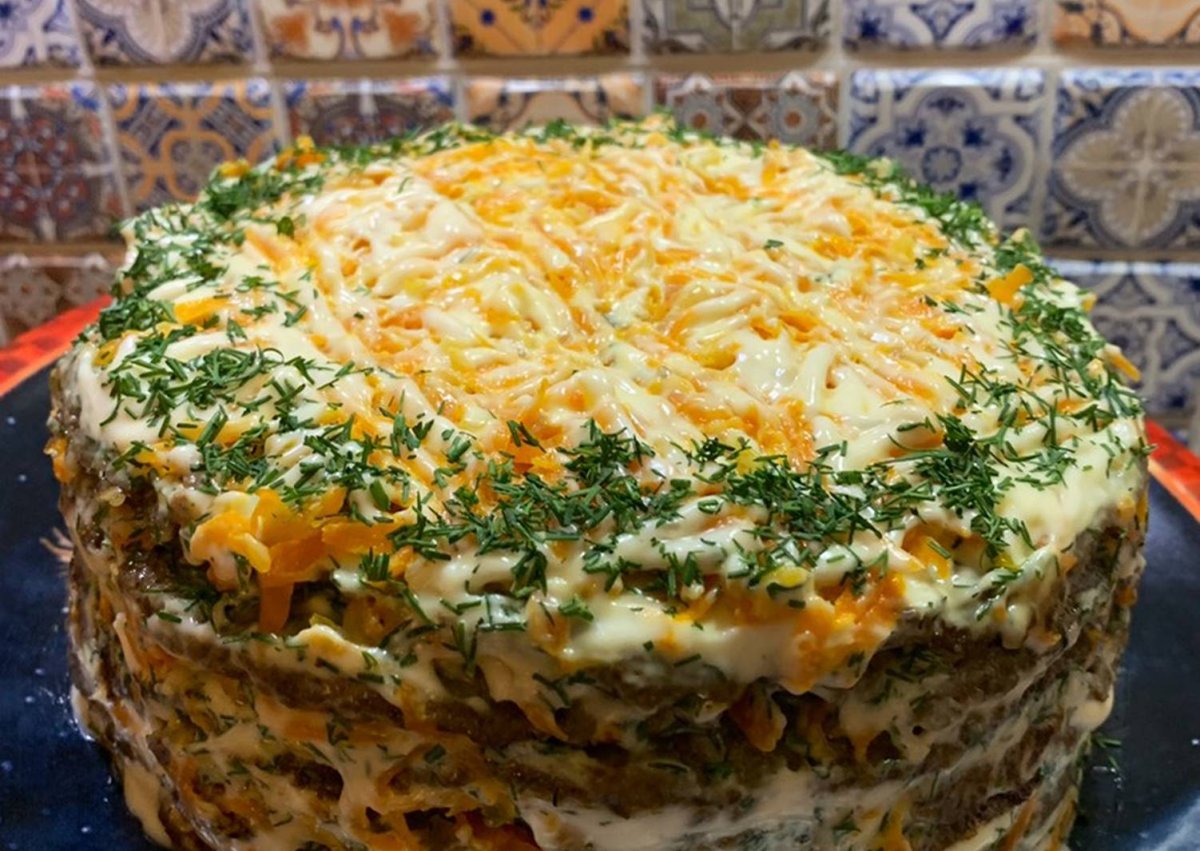 Печеночный пирог