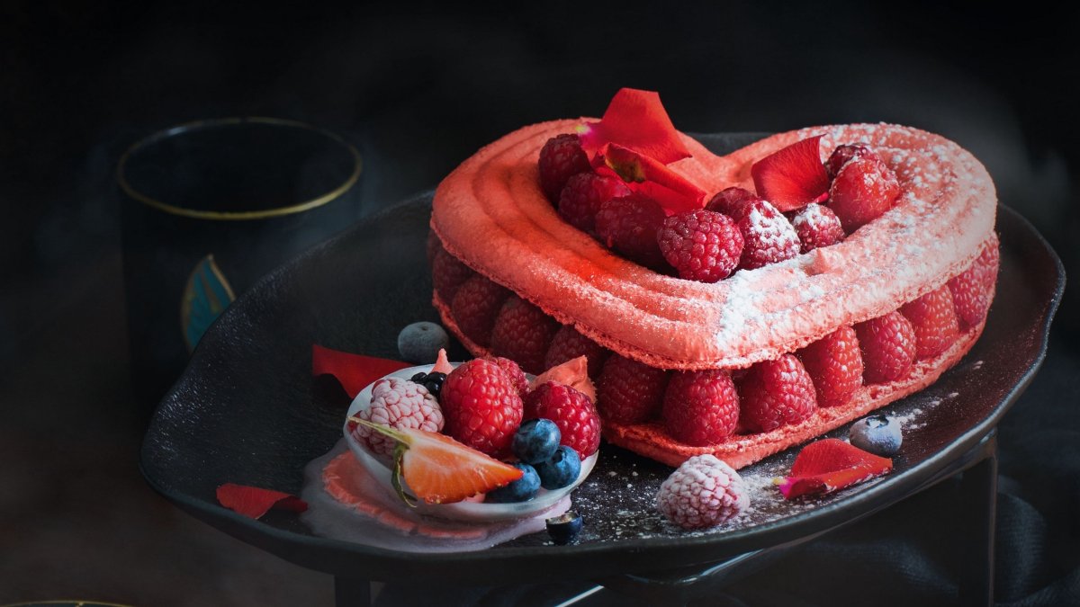 Пирожные с клубникой