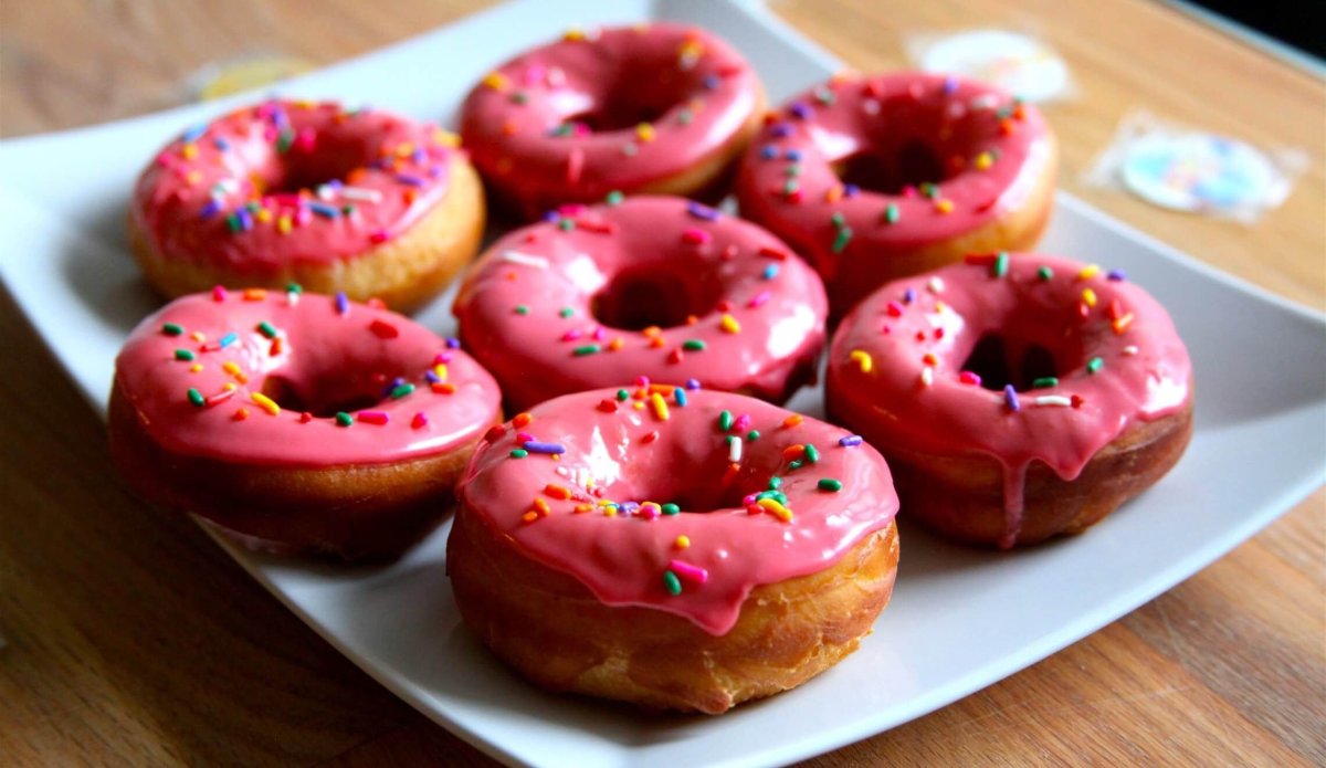 Пончики с глазурью Dunkin Donuts