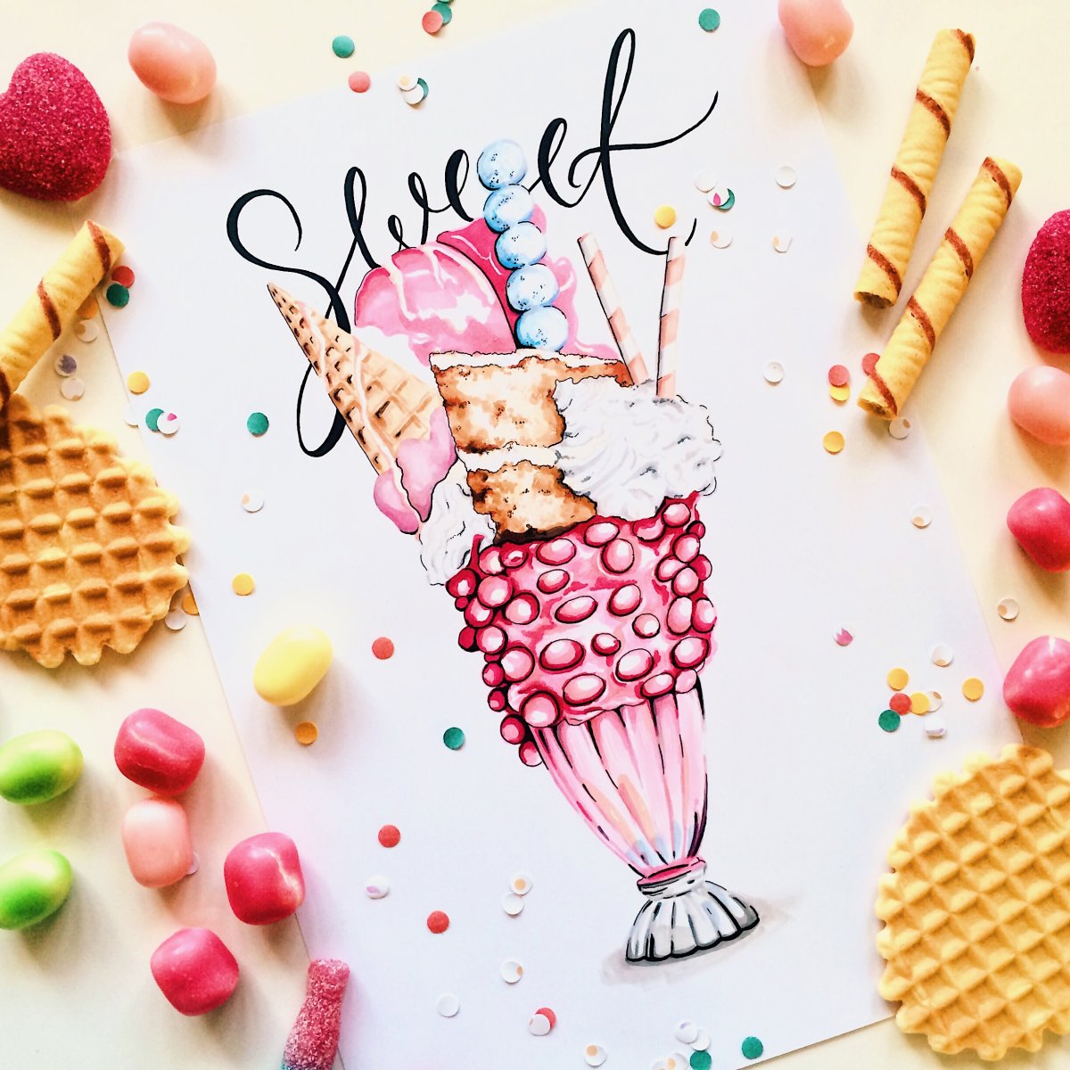 Red Velvet Waffle