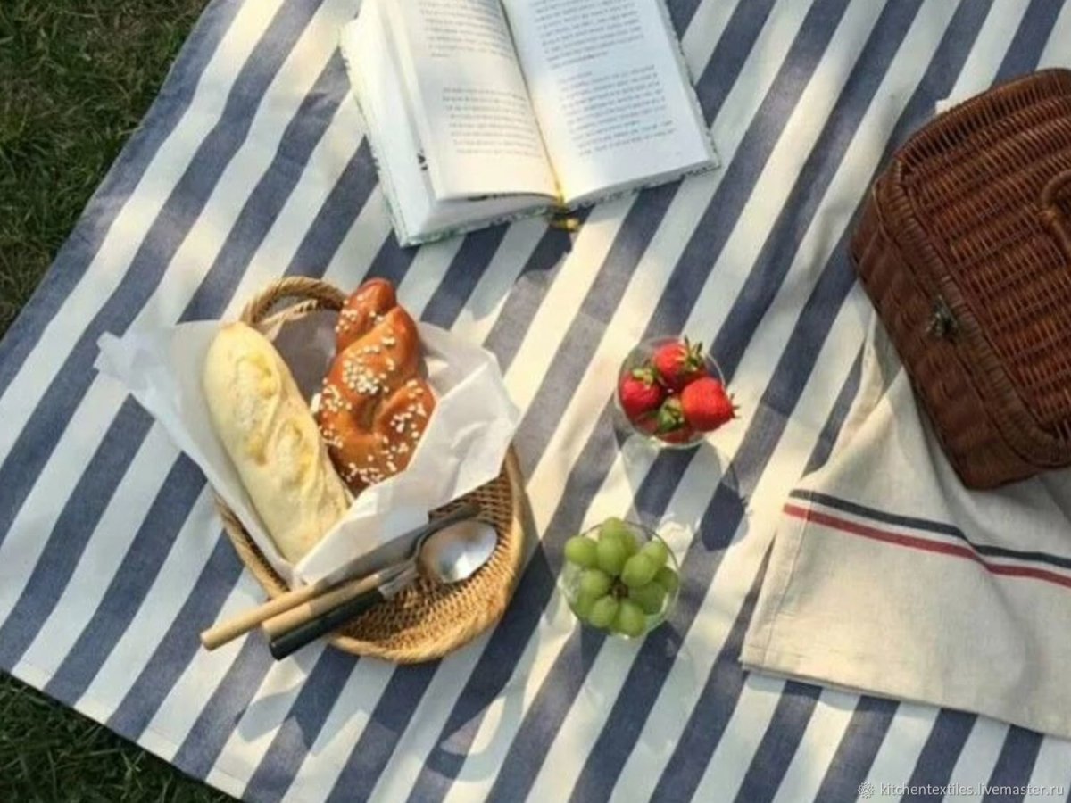 Фотосессия плед пикник