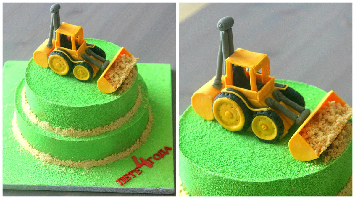 Торт JCB трактор