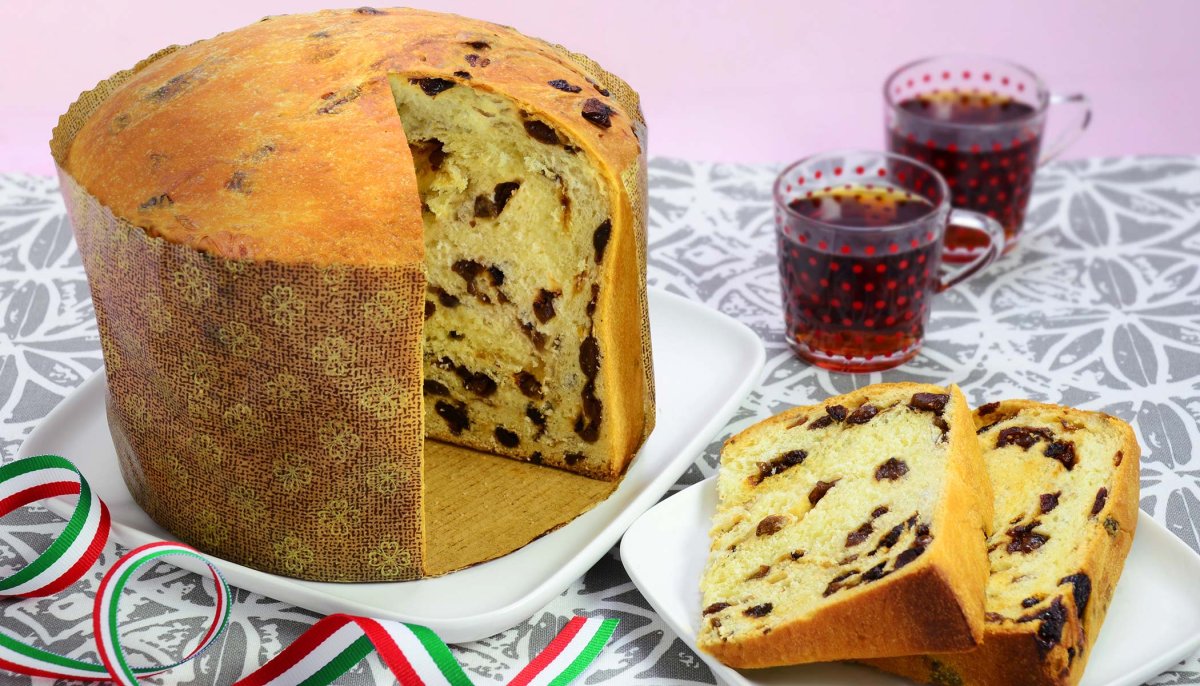 Итальянский рождественский пирог панеттоне