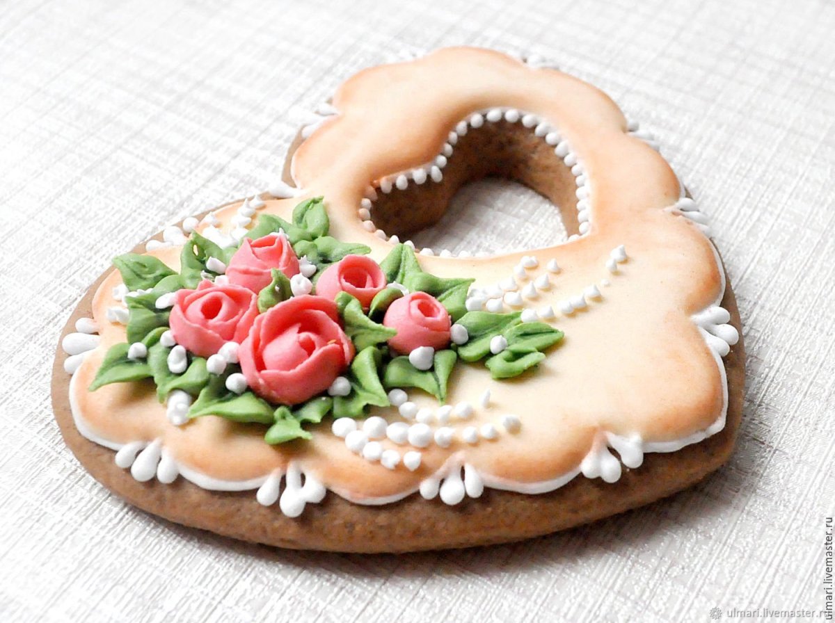 Пряники с золотом