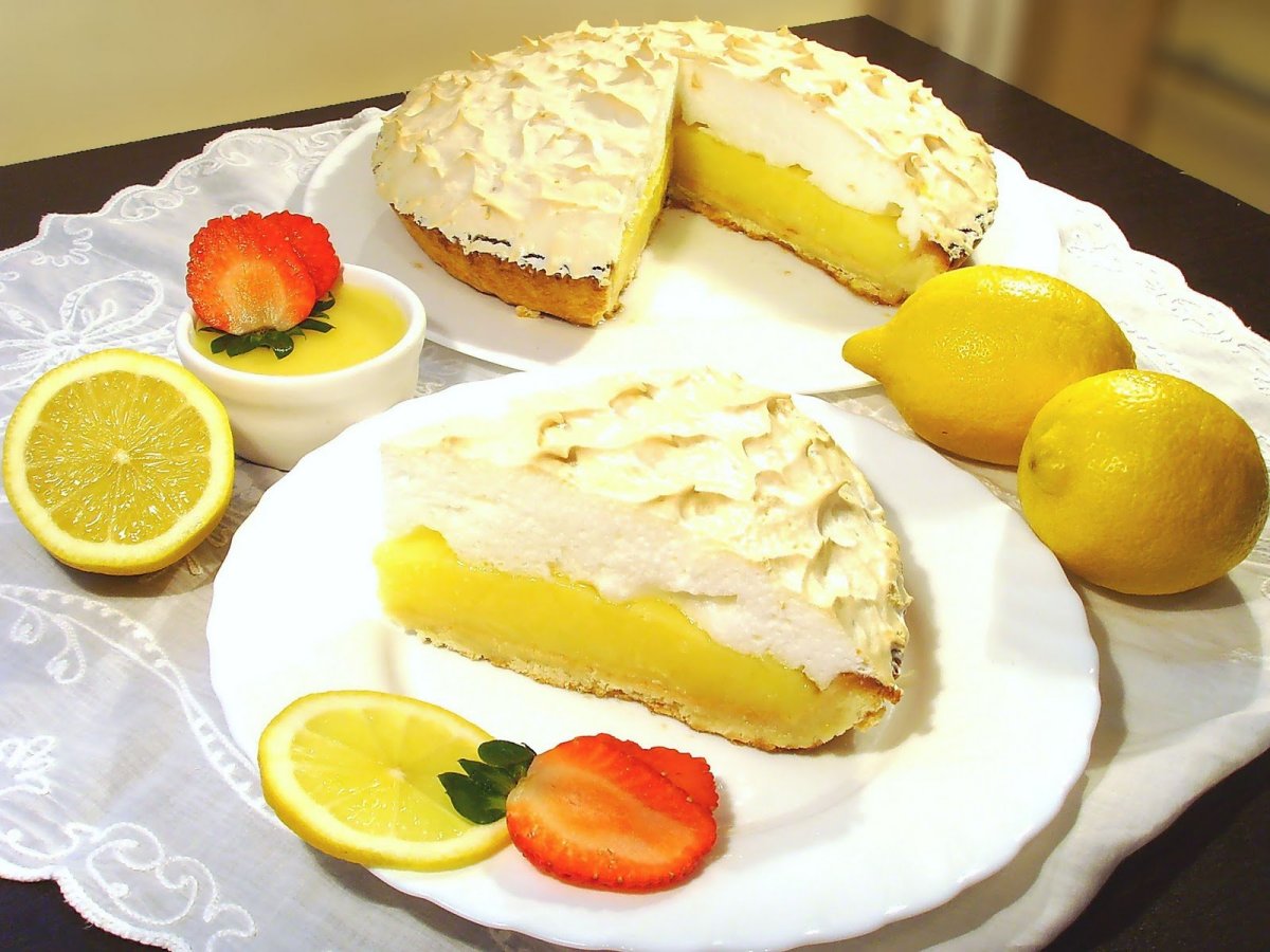 Лимонный Пай с меренгой