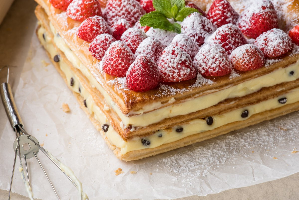 Миллефолье с маскарпоне