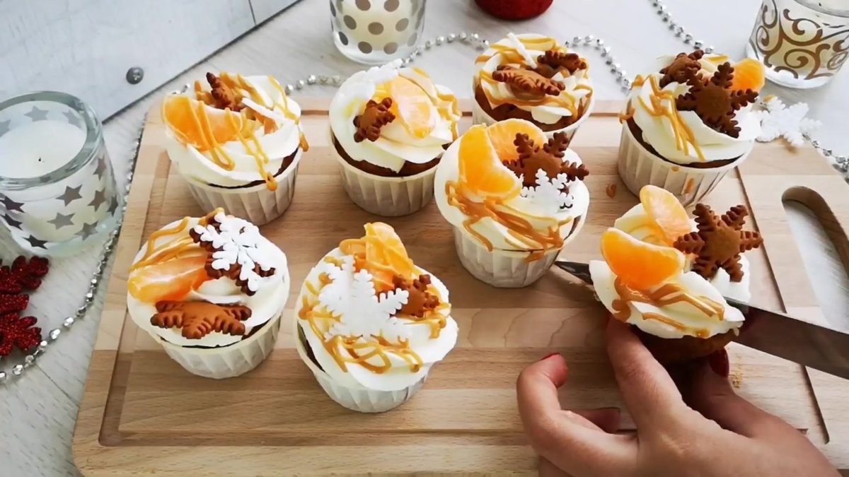 Капкейки с карамелью разрешение