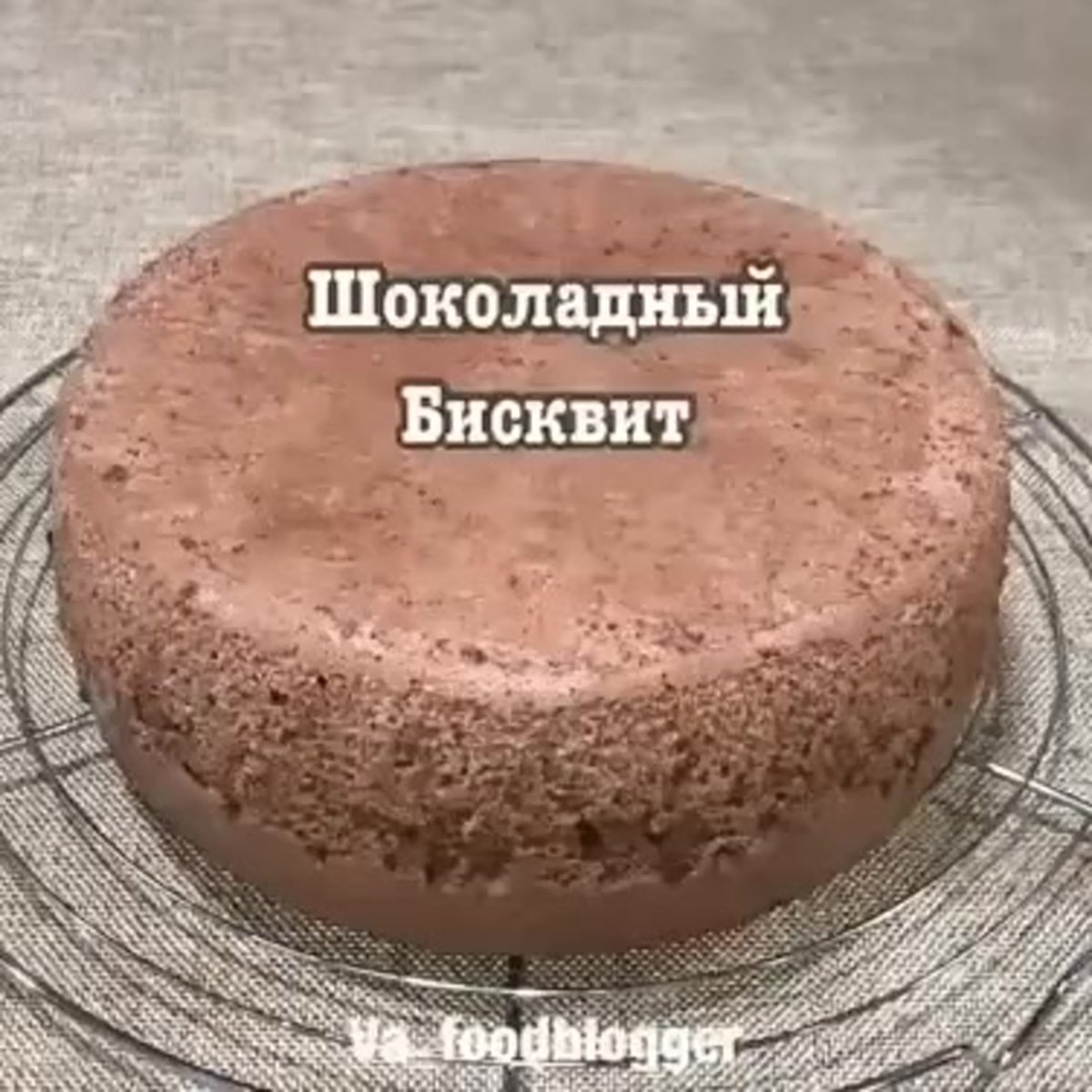 Шоколадный бисквит Паулин кейк
