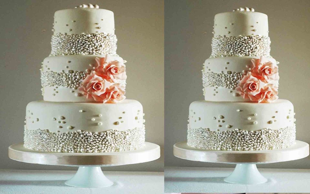 Свадебный торт три яруса