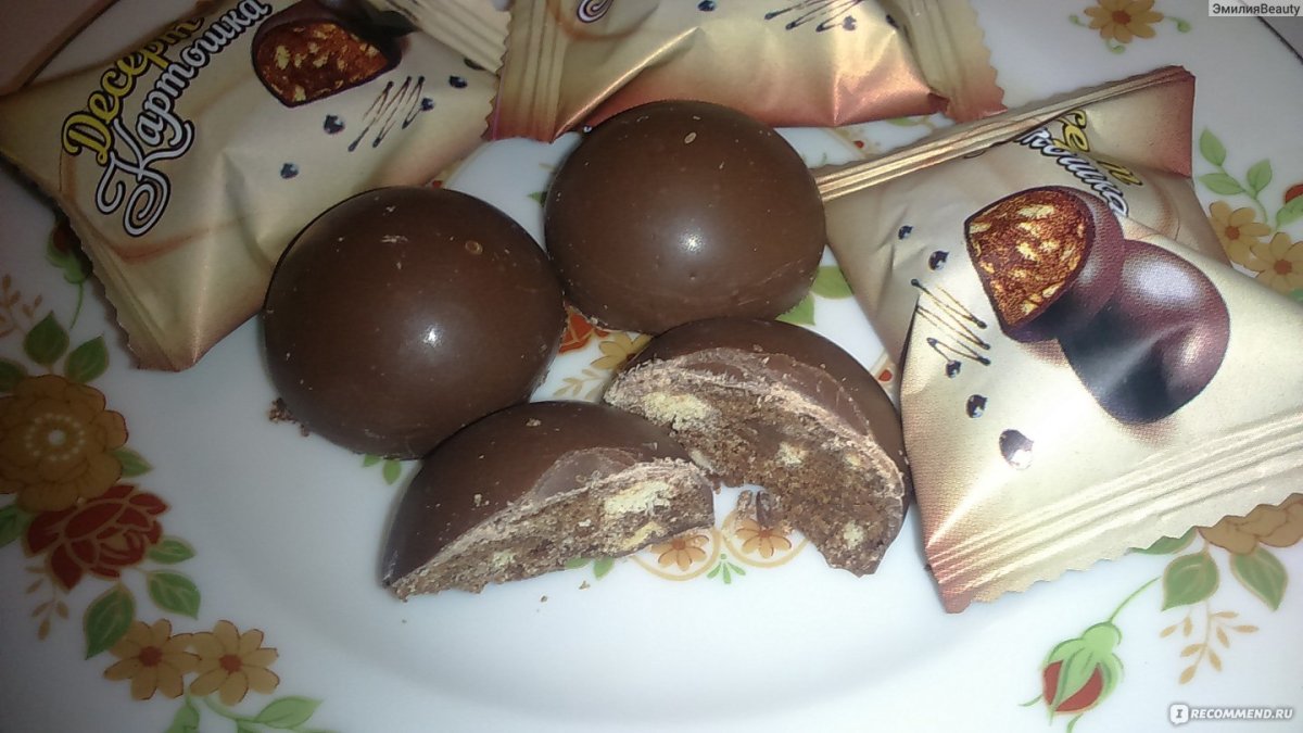 Пирожное картошка из печенья