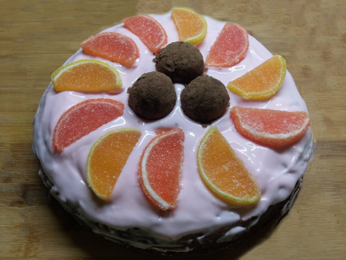 Торт с ананасами консервированными