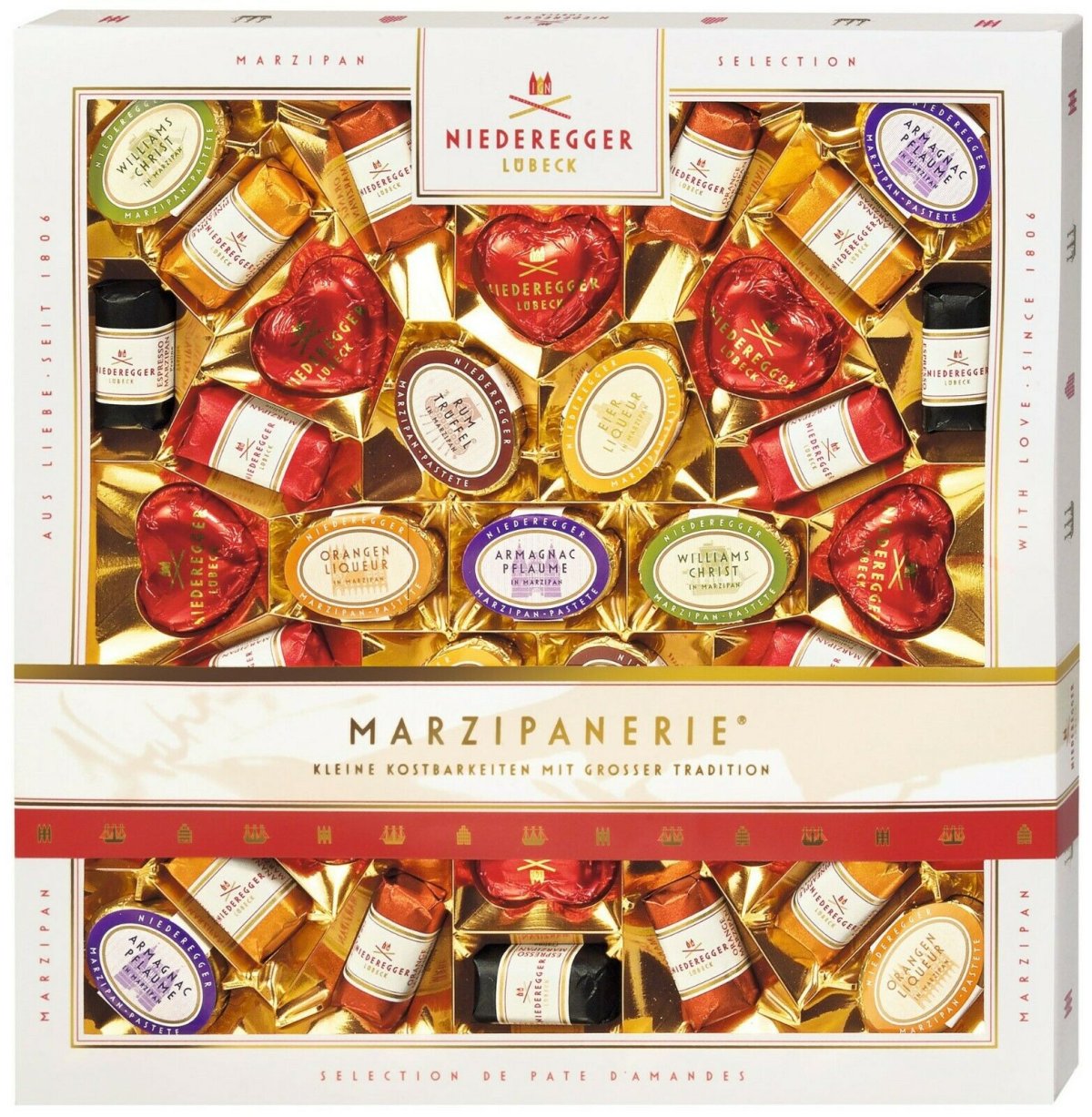 Набор конфет Lambertz Mozartkugeln марципан, Германия, 200 г