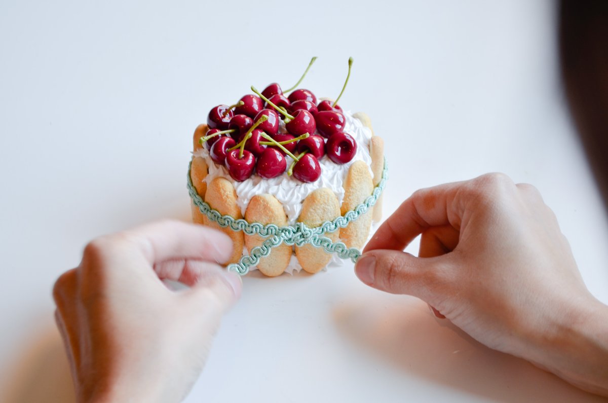Пирожное с клубникой Эстетика