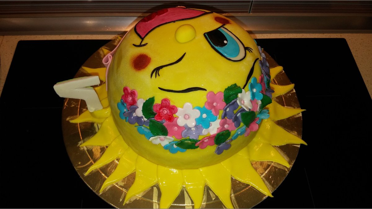 Торт солнце