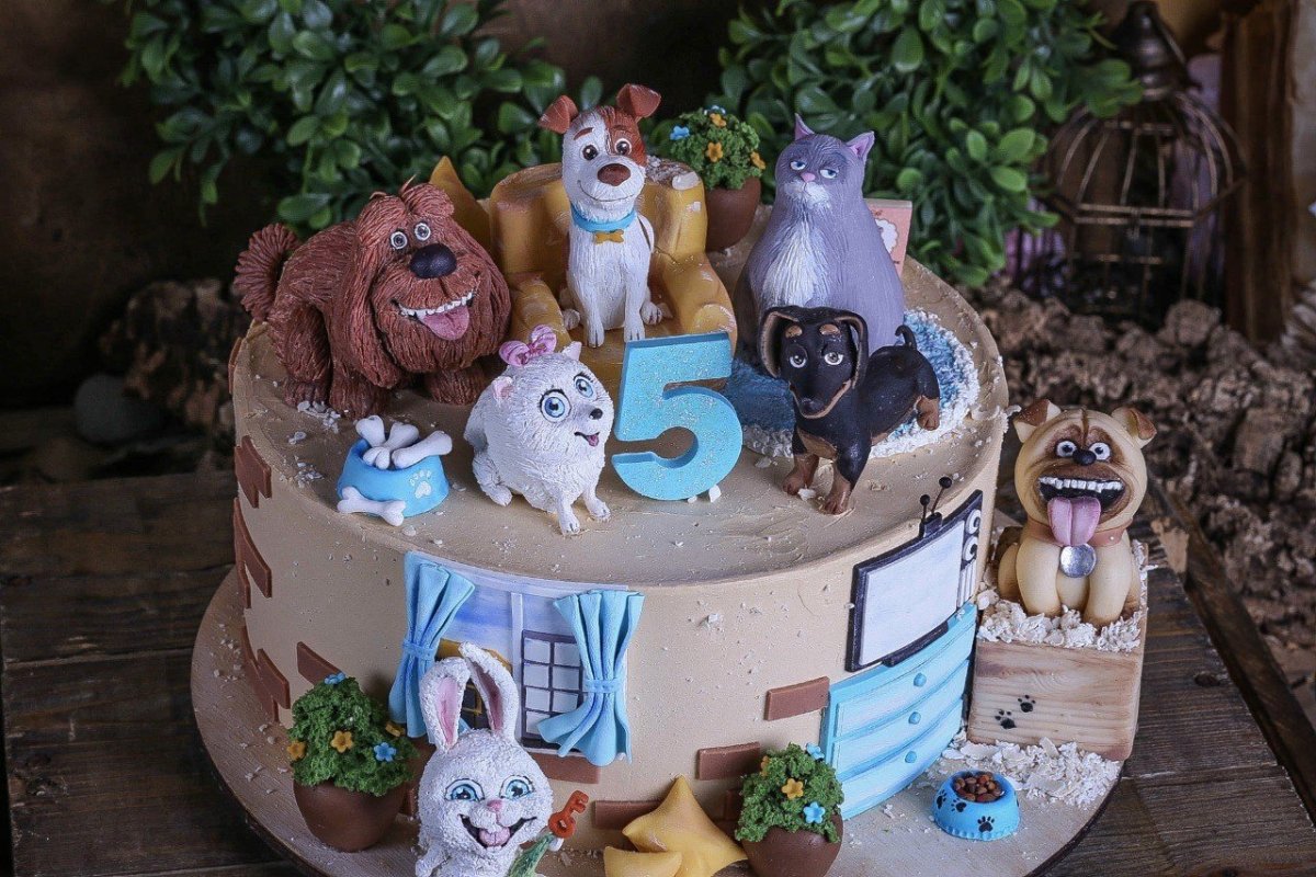 Кошечки собачки картинки на торт