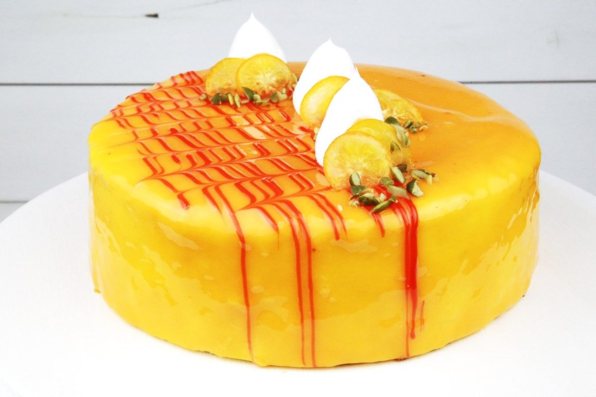 Пирог с мандариновым соком
