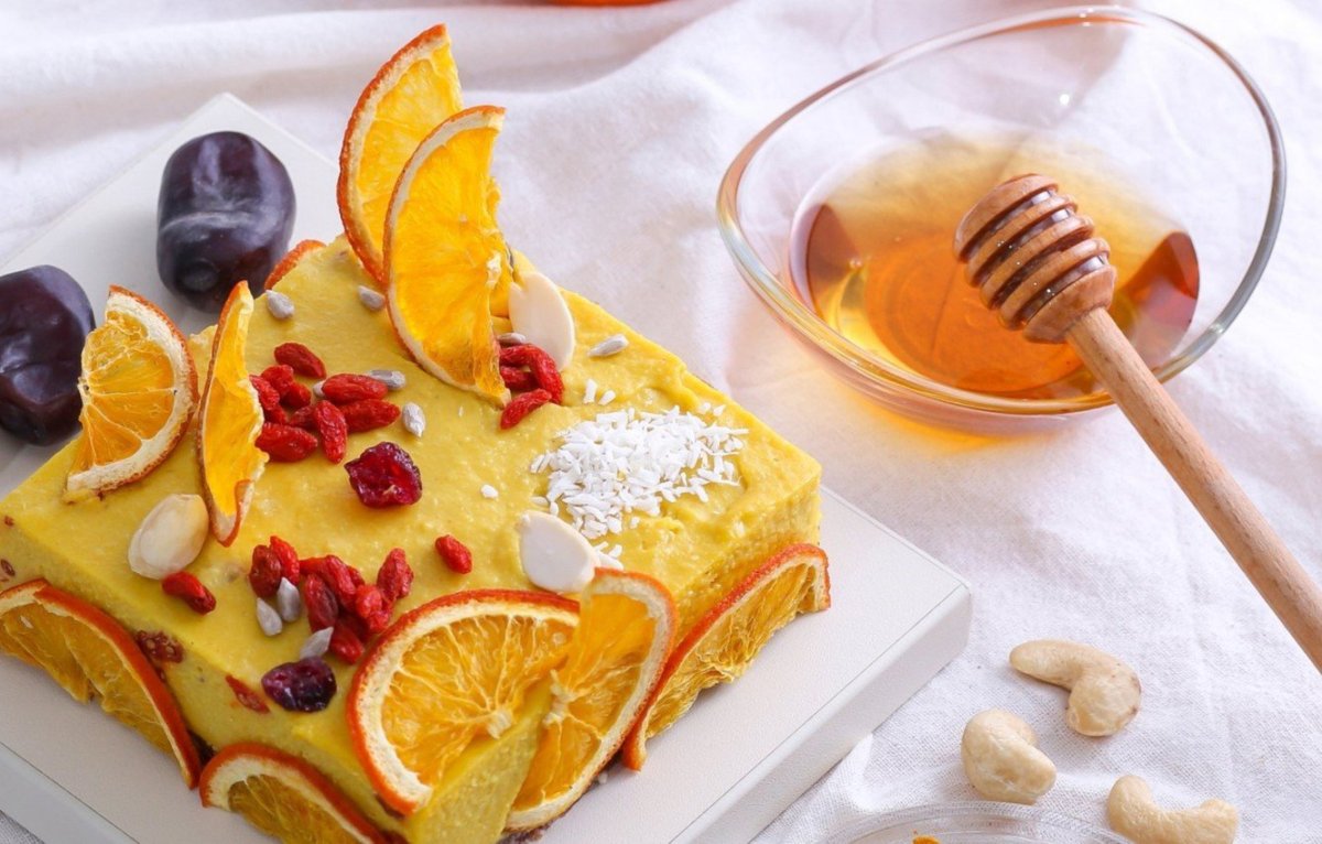 Торт с лимонным курдом