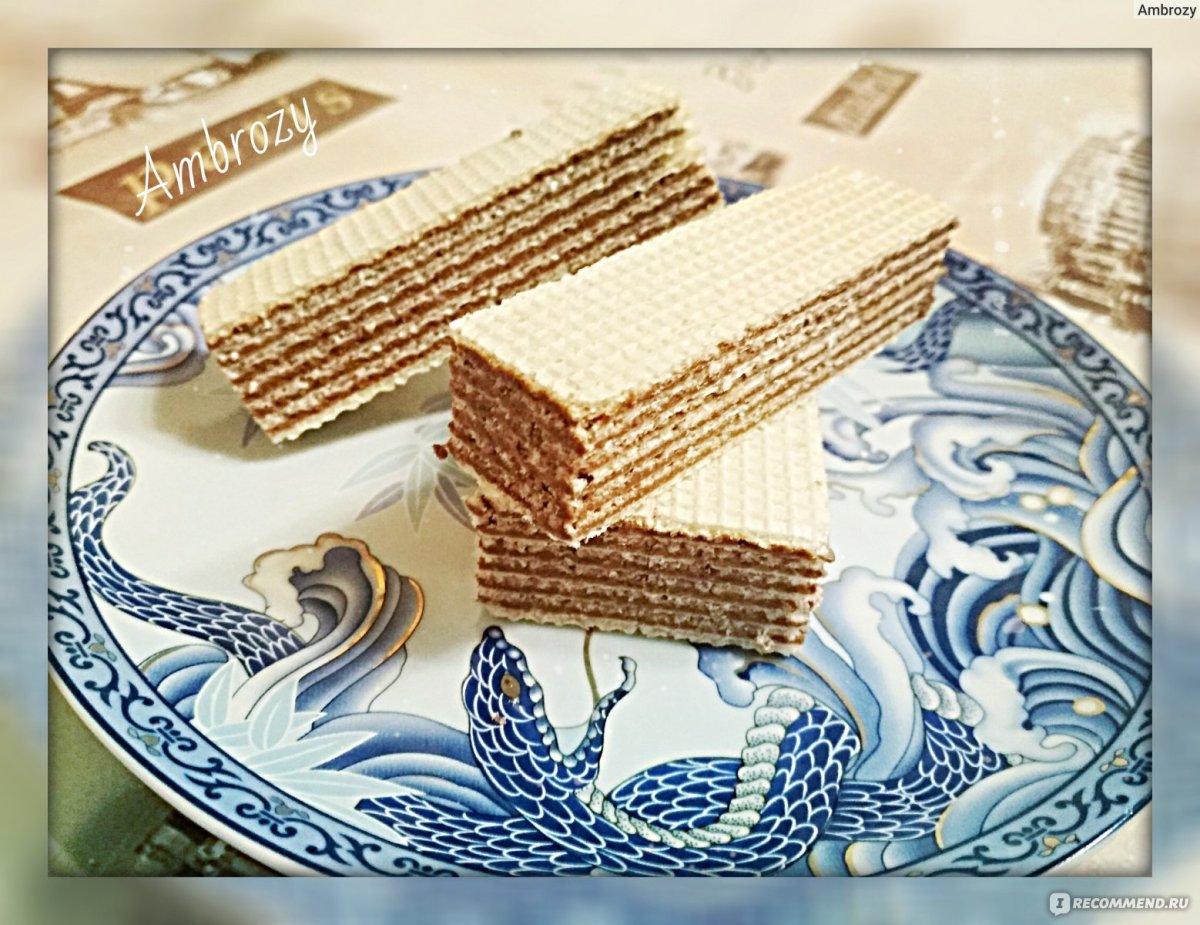 Торт с вафельными коржами