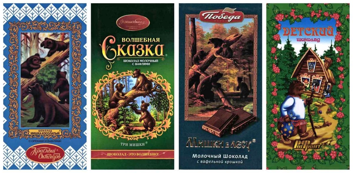 Конфеты мишка косолапый красный октябрь