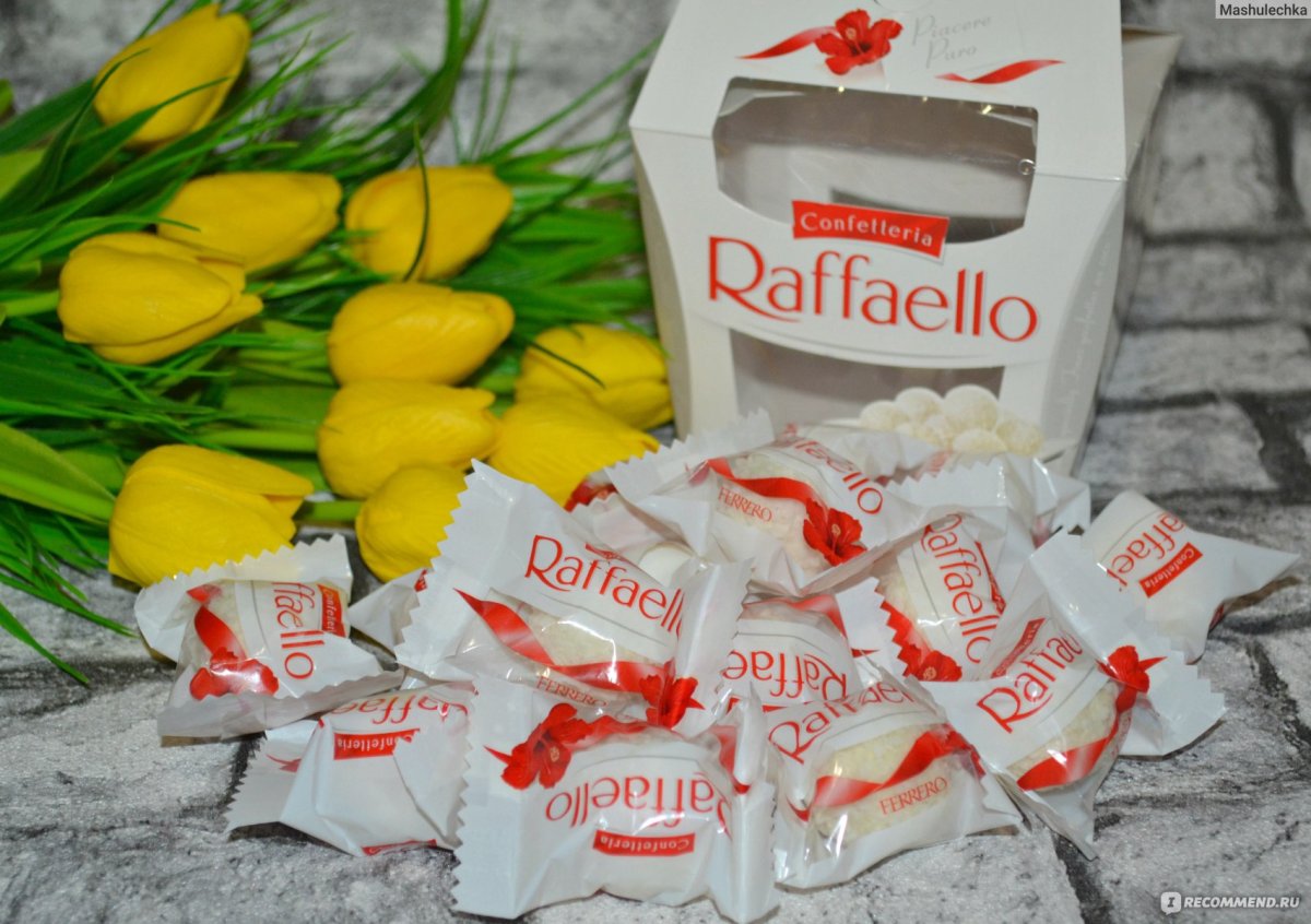 Конфеты Raffaello "роза" 80г