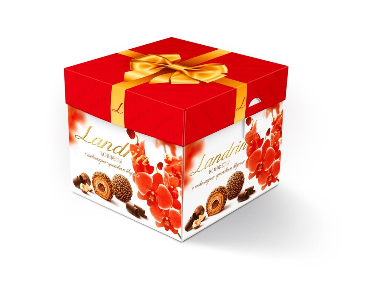 Набор конфет Landrin с шоколадно-ореховым вкусом 120 г