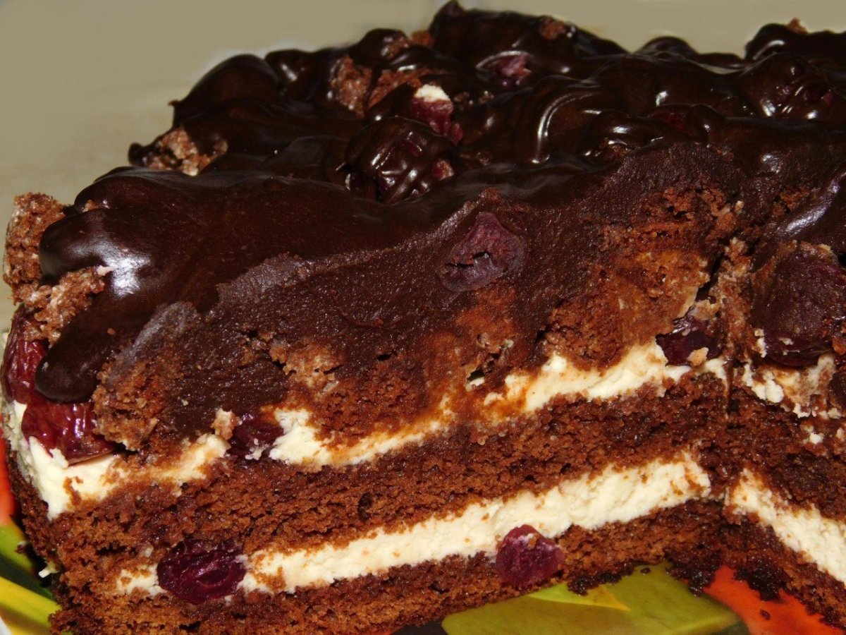 Легкий тортик с какао