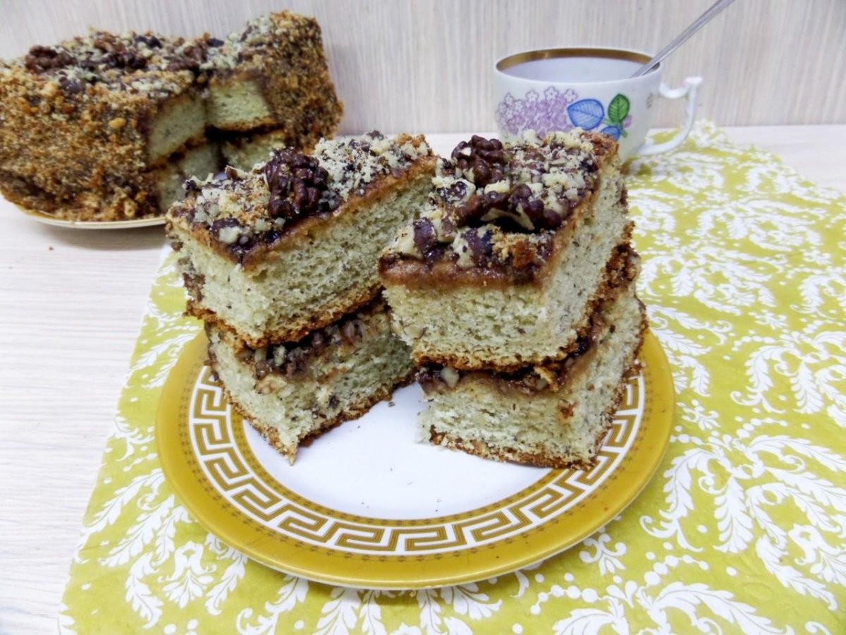 Вафельный тор со сгущенкой