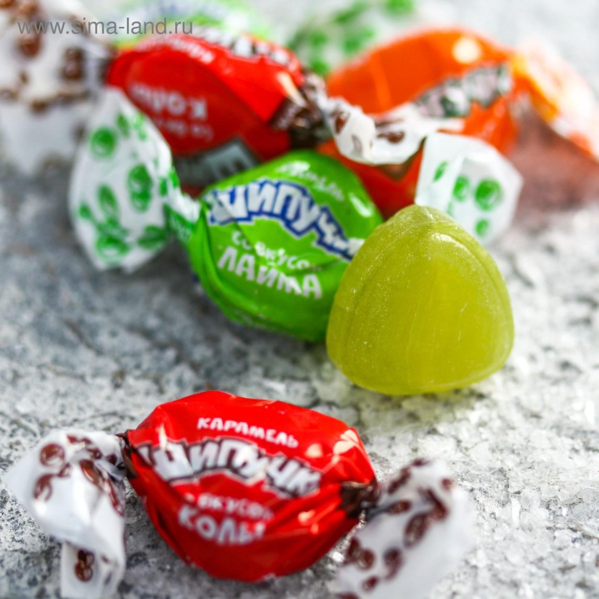 Конфеты Pez Fizzy, фруктовые