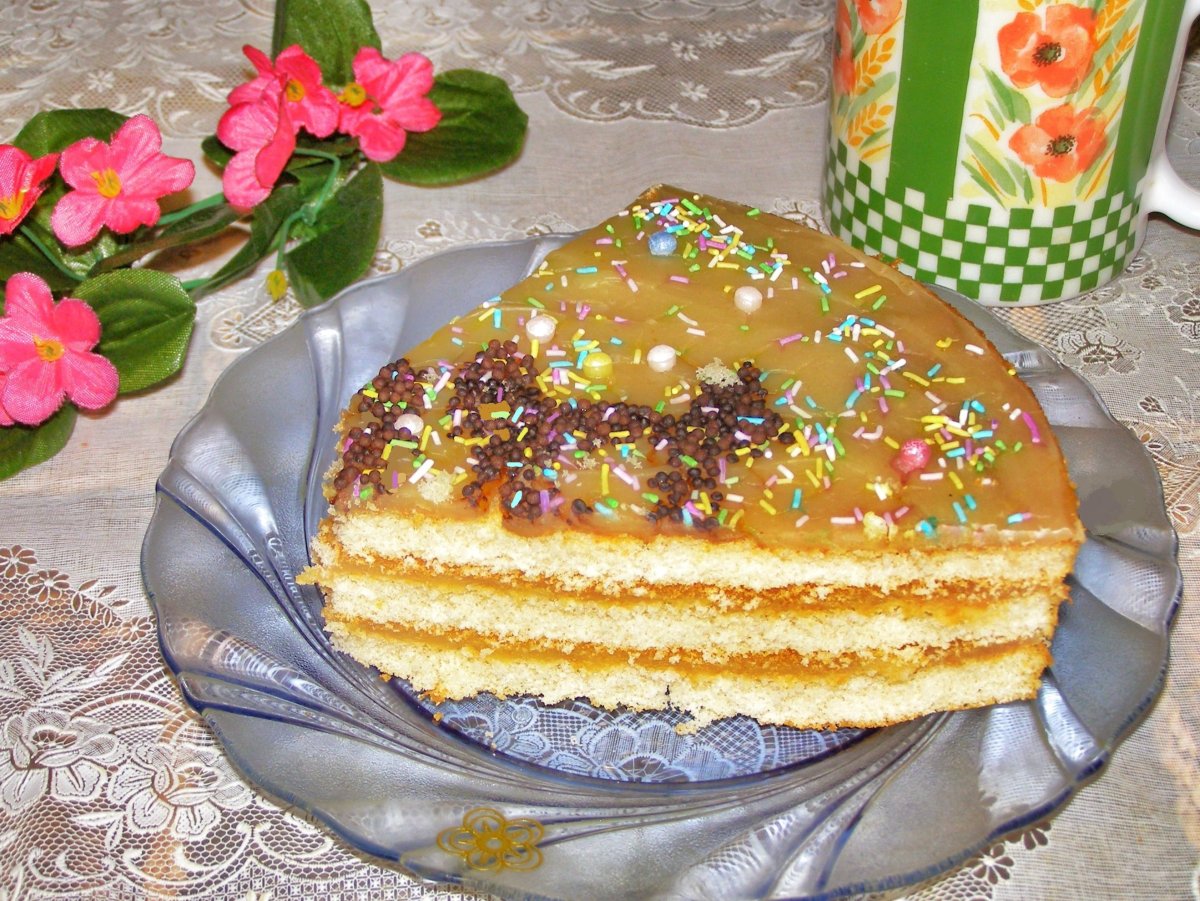 Торт из коржей