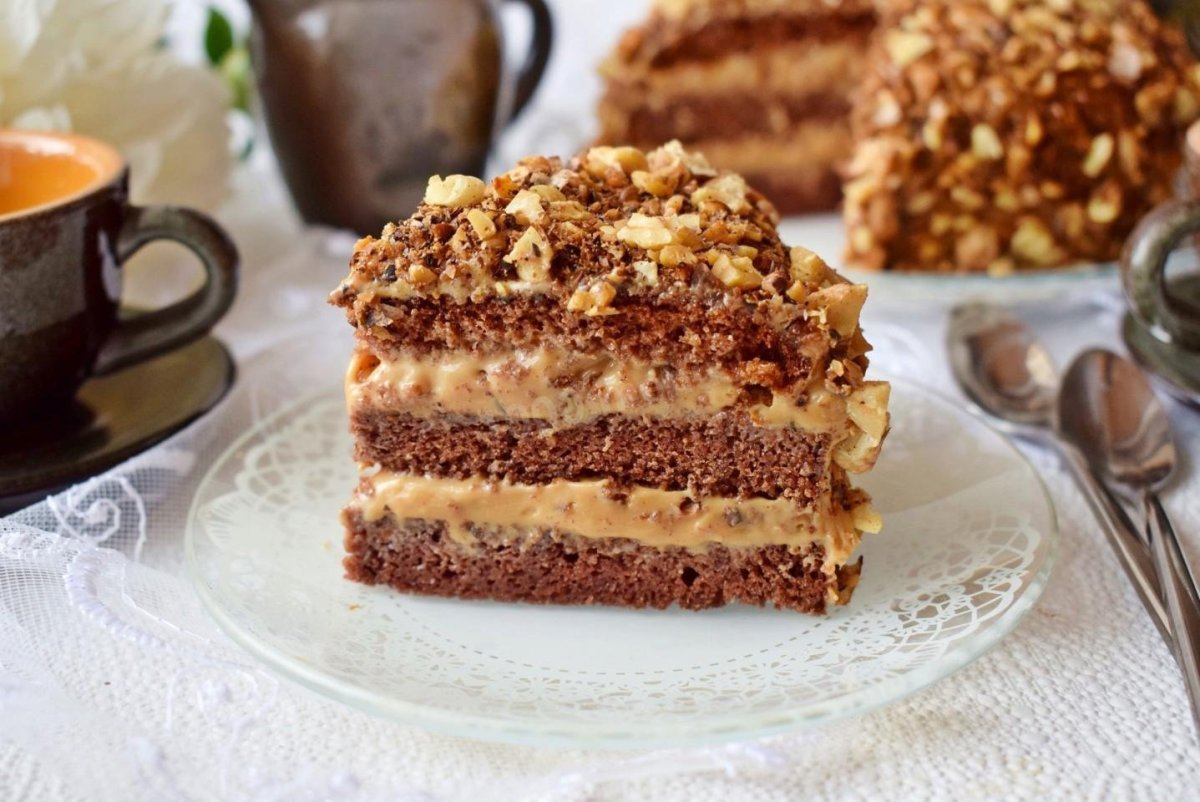 Вкусный торт со сметанным кремом