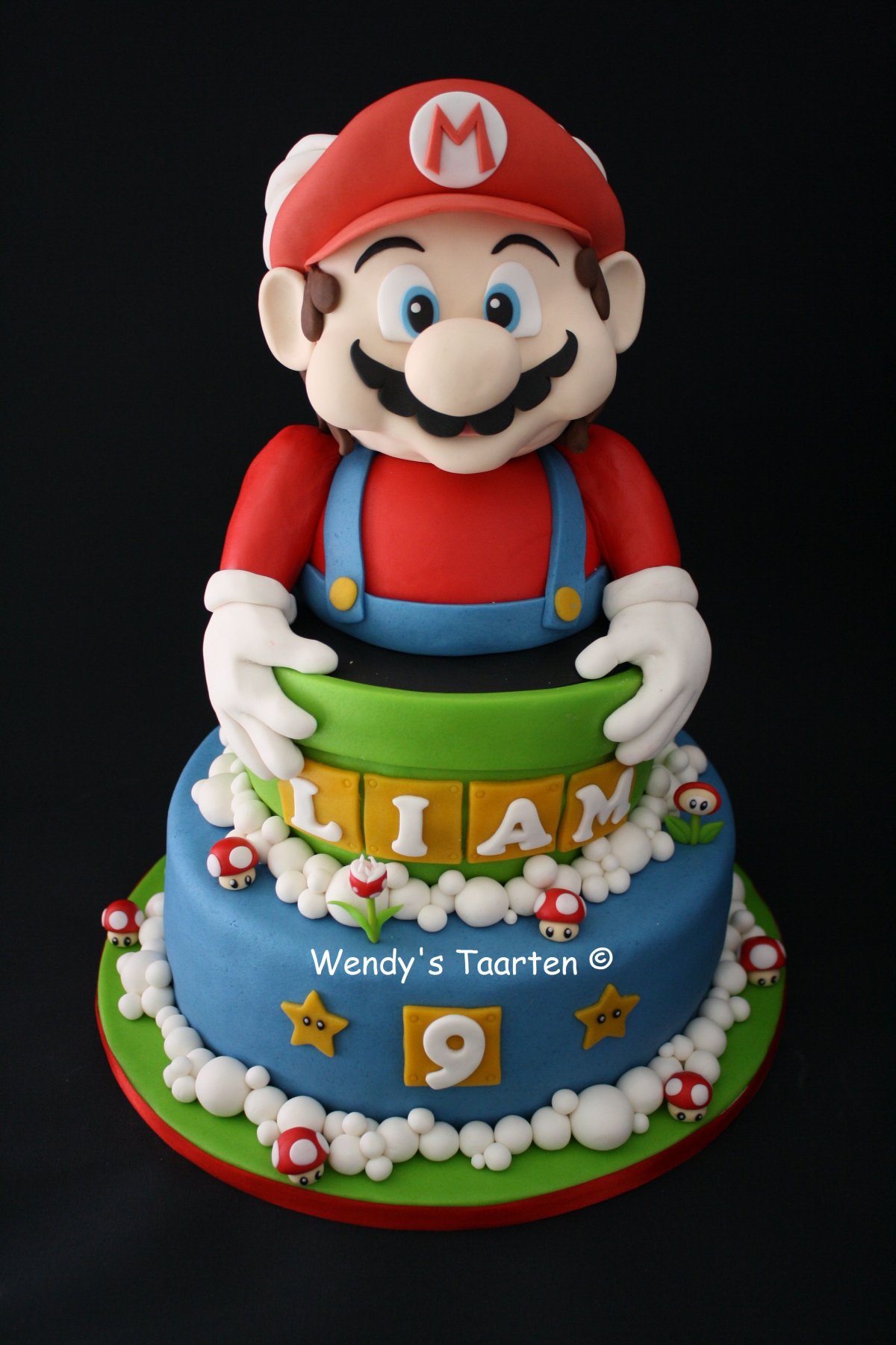Happy Birthday Cake super Mario