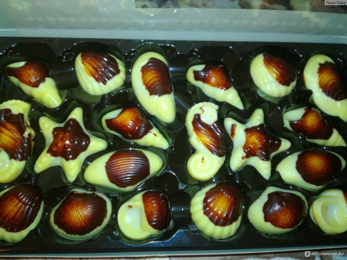 Конфеты Baronie Belgium NV Fruits de mer
