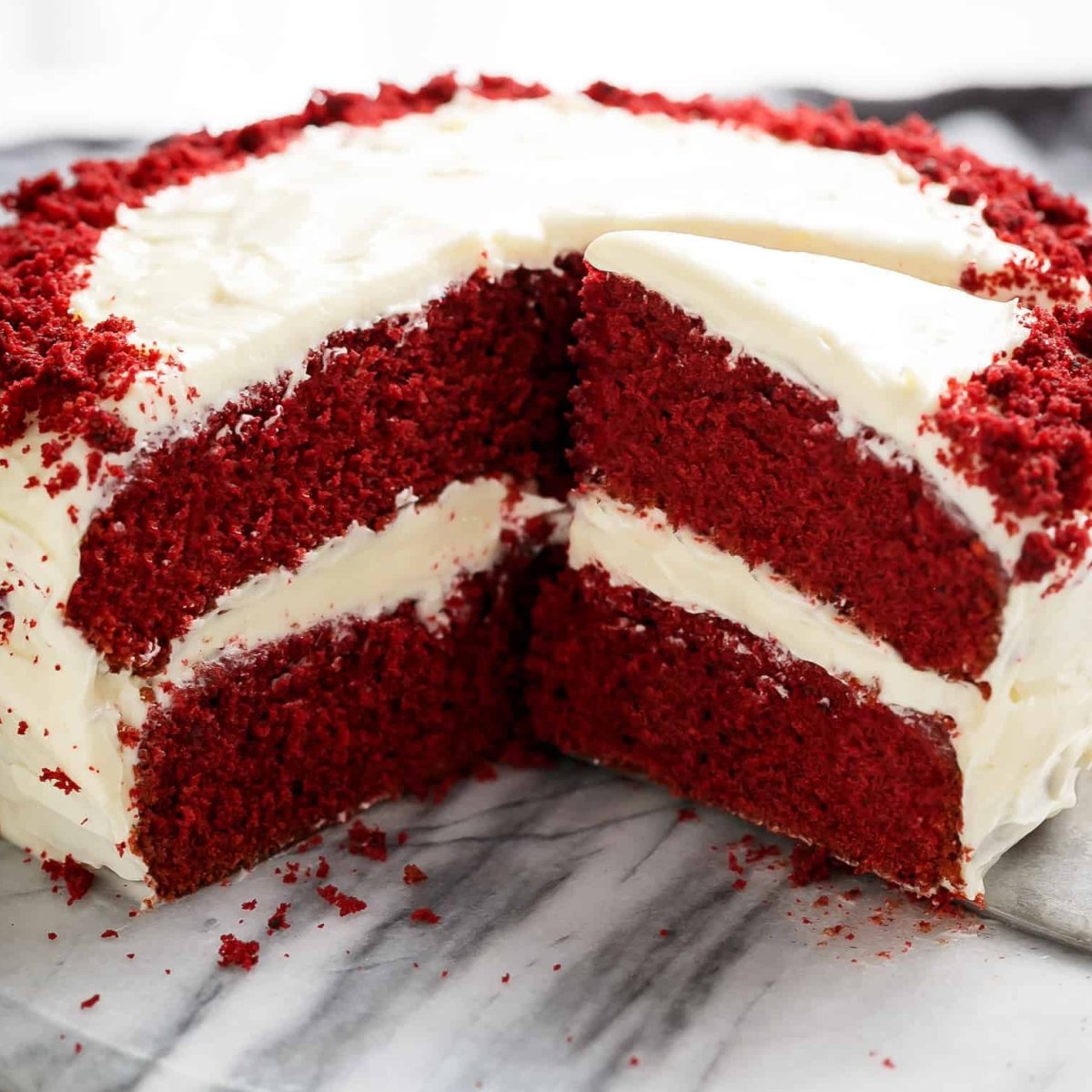 Торта "красный бархат" (Red Velvet).