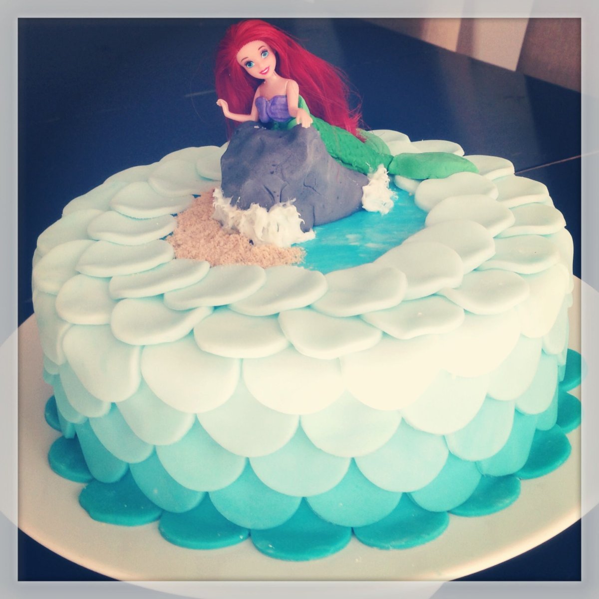 Торт в стиле Mermaid
