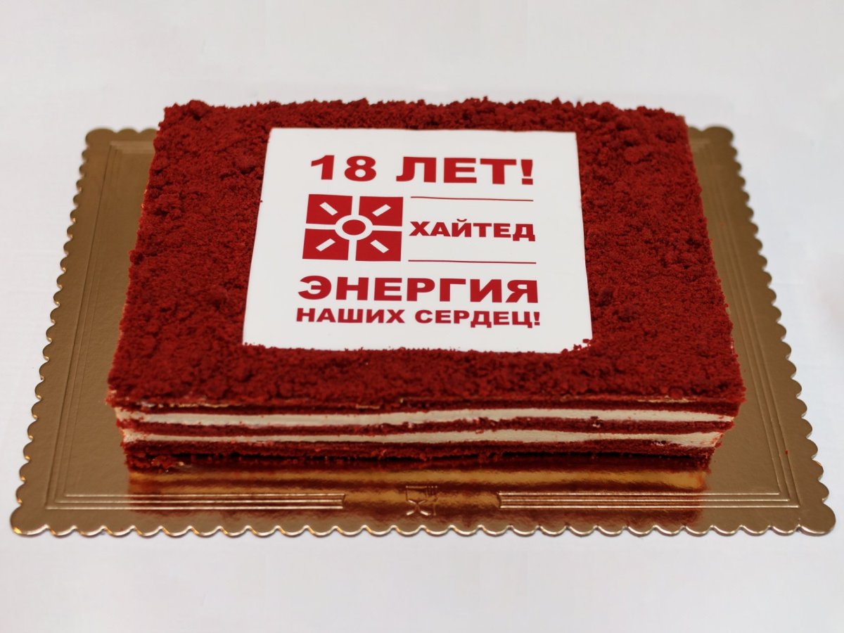 Квадратный корпоративный торт