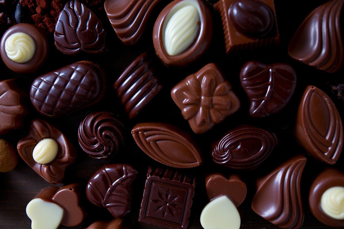 Красивые шоколадные конфеты