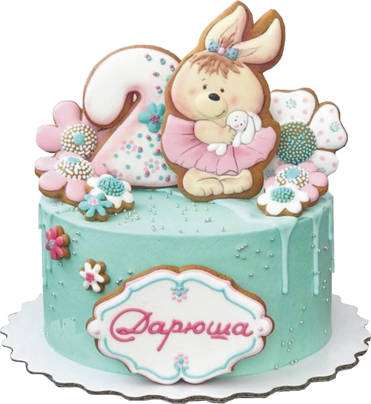 Торт с зайчиком для мальчика